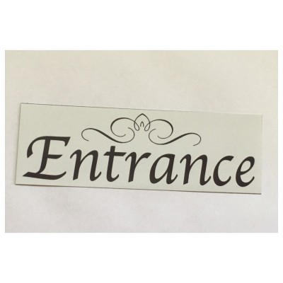 Entrance Sign Rustic Home Wall Plaque or Hanging Shabby Chic Business Gate    302255050437
